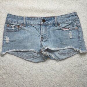 American Eagle Jean Shorts cut off Denim Micro ShortsSize 0